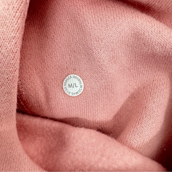Lululemon Scuba Oversized 1/2 Zip Hoodie in Pink Mist Size M/L - Picture 10 of 15
